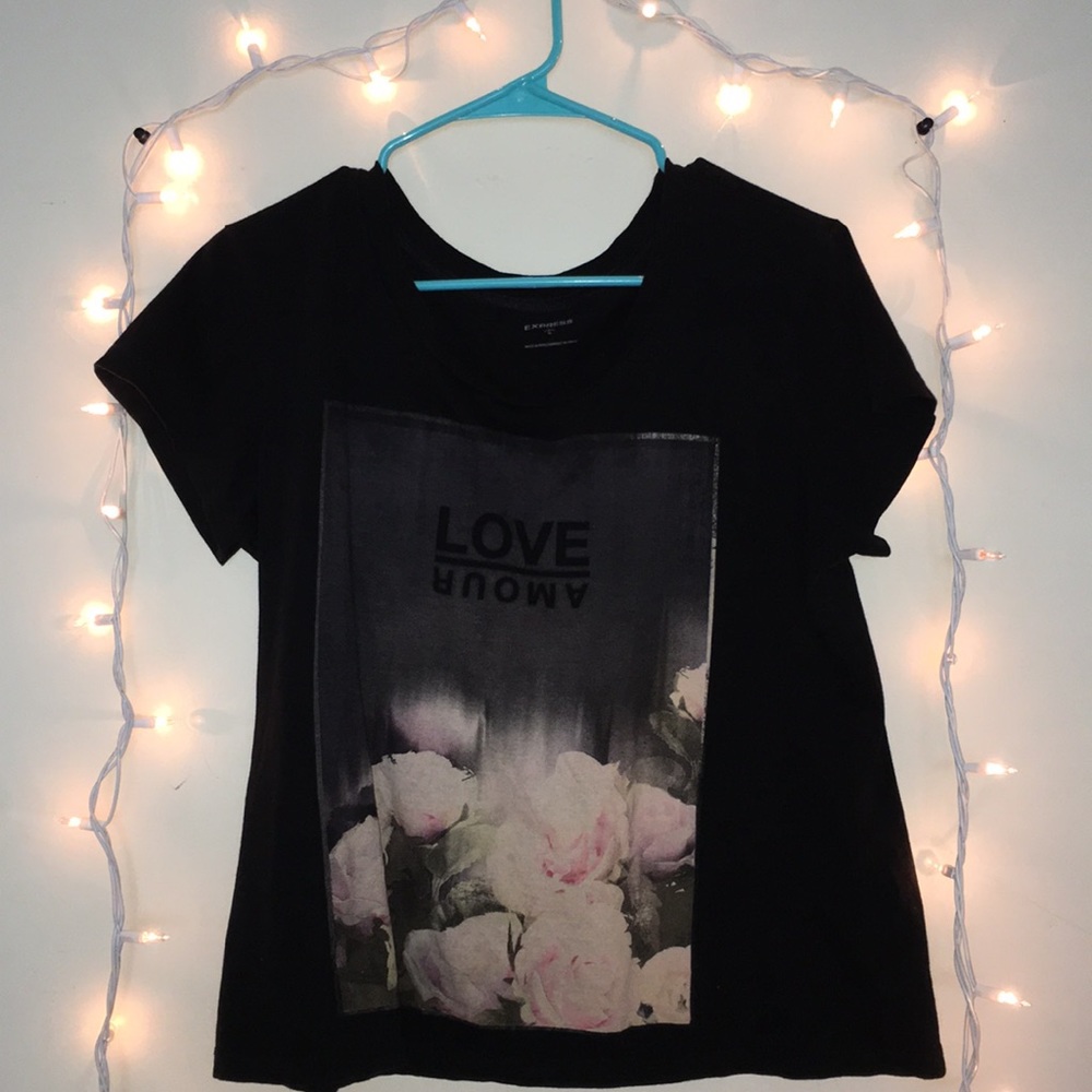 Love/amour tee